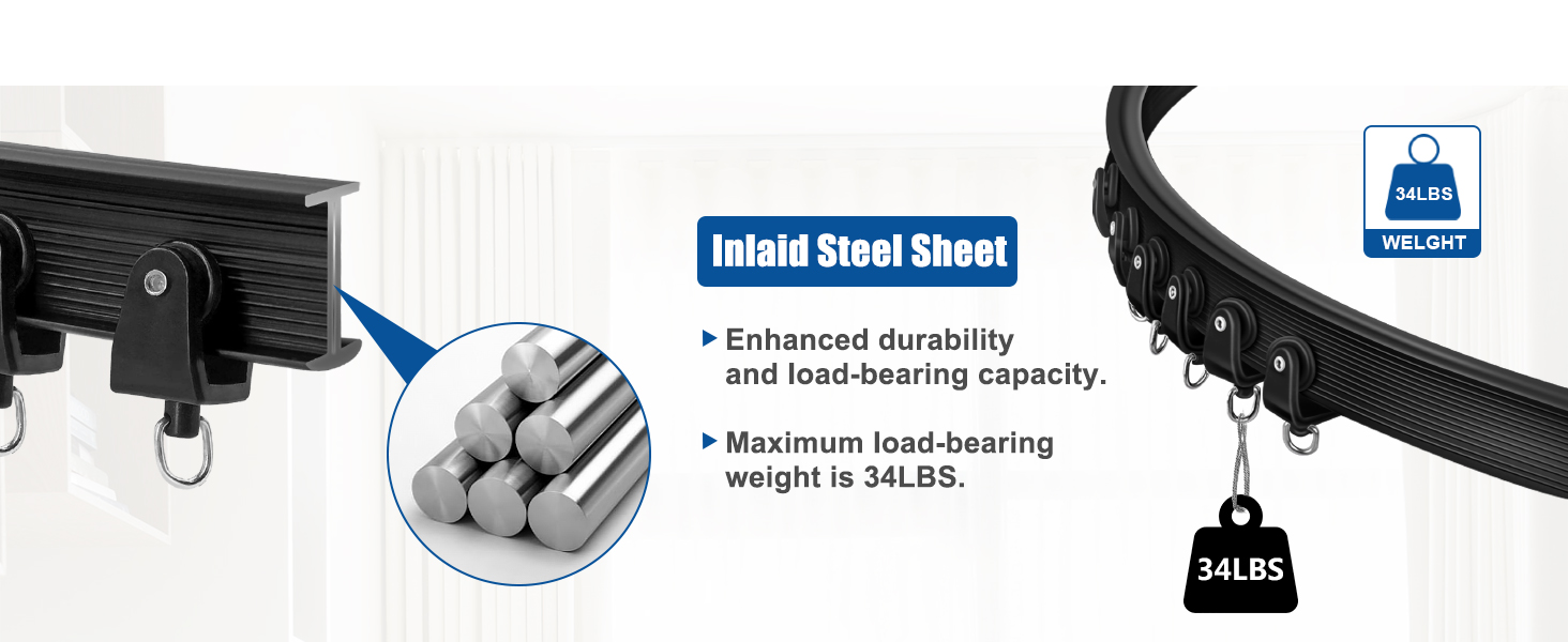 Curved Ceiling Track for Curtains Curved Ceiling Track for Curtains ceiling curtain track 12 ft