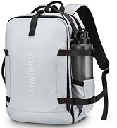 SUIKIHUM Expandable Travel Backpack for Men Women, 16" Laptop Carry on Backpack with USB-C, Water...