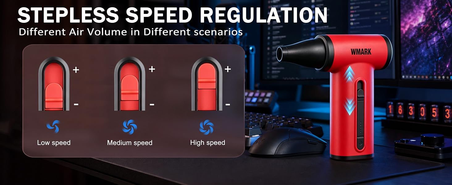 Stepless speed control