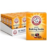 ARM & HAMMER Baking Soda, 1 Lb, 12 Pack | Multi-Purpose, 100% Pure Sodium Bicarbonate Powder, For...