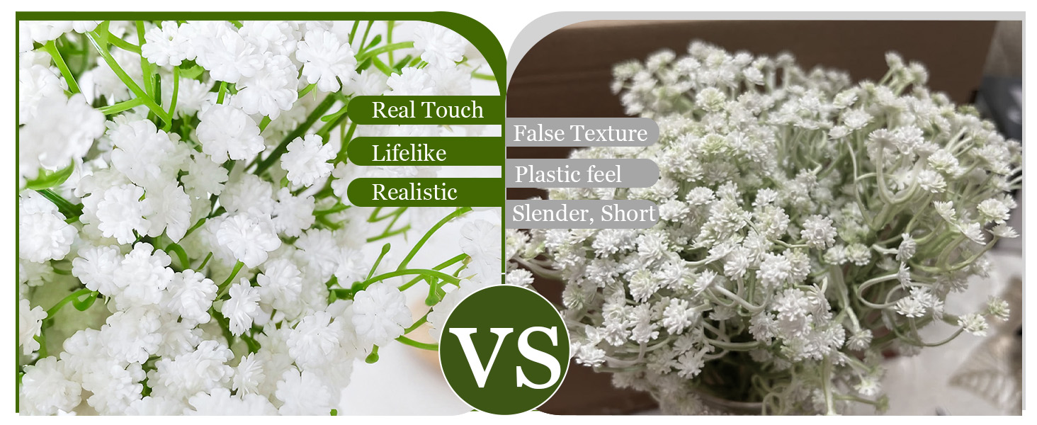 babys breathe artificial flowers