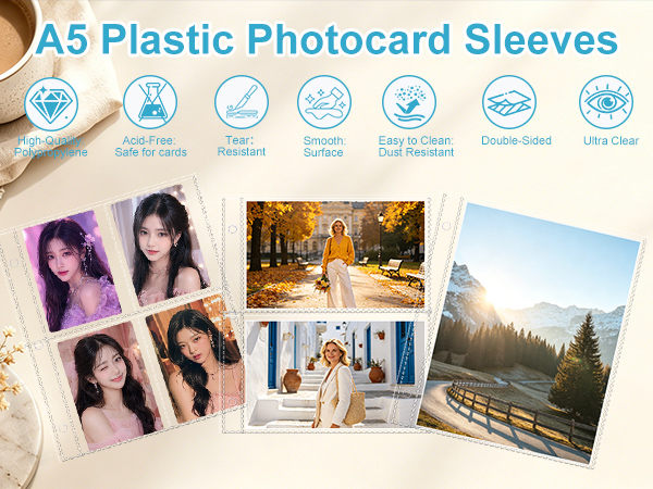5 x 7 photo sleeves
