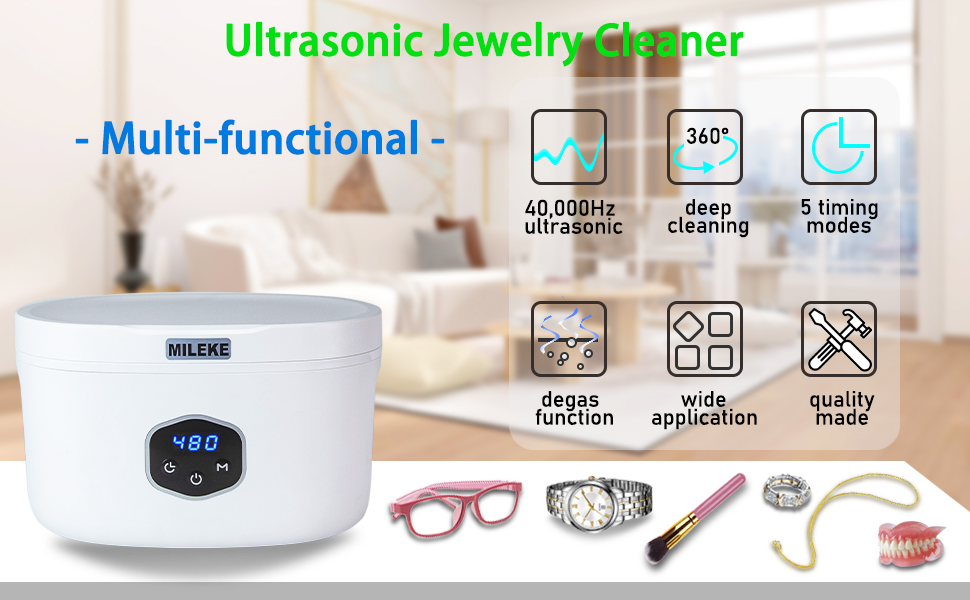 MILEKE ULTRASONIC JEWELRY CLEANER