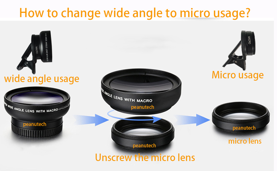 wide angle lens and fisheye lens for iphone