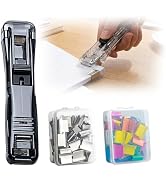 Portable Binder Clip Stapler, 2026 New Portable Office Tool, Durable Desk Organizer for Study Roo...