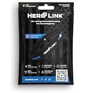 Hero Link Medical ID Bracelet & Wellness Wristband – Adjustable Silicone, Waterproof, Heat-Resis...