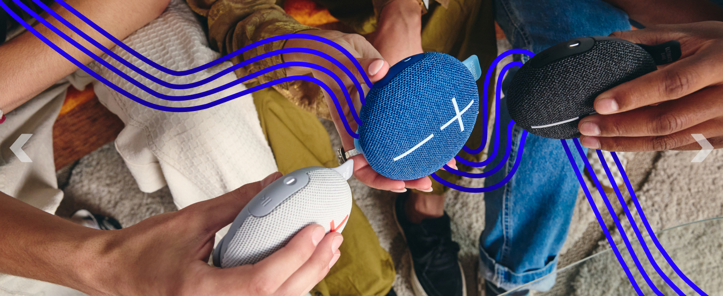 ULTIMATE EARS MINIROLL Ultra-Portable Waterproof Bluetooth Speaker
