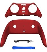 eXtremeRate Top Bottom Decorative Trim Shell Compatible with ps5 Edge Controller DIY Replacement ...