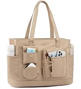 LOVEVOOK Laptop Tote Bag for Women Work, Teacher Tote Nurse Bags with Zipper for Travel, Daily, C...