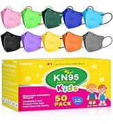 Kids KN95 Face Mask Disposable - 50 Pack KN95 Kid Masks Children Small Size Kids Breathable KN95 ...