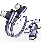 AINOPE USB C Cale for iPhone 16 Charger Cord, 60W 4 in 1 Charging Cable for iPad and USB C Device...