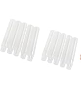 Zhuluck 10Pcs Clear Plastic Chalk Holders Chalk Stick Holder Adjustable Cover Drawing Board Clips...
