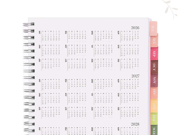Plan Ahead with 3-Year Calendar Overview