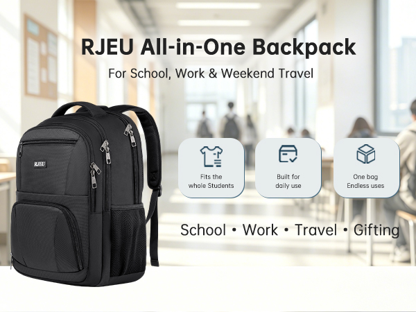 All-in-One Backpack For School, Work & Weekend Travel