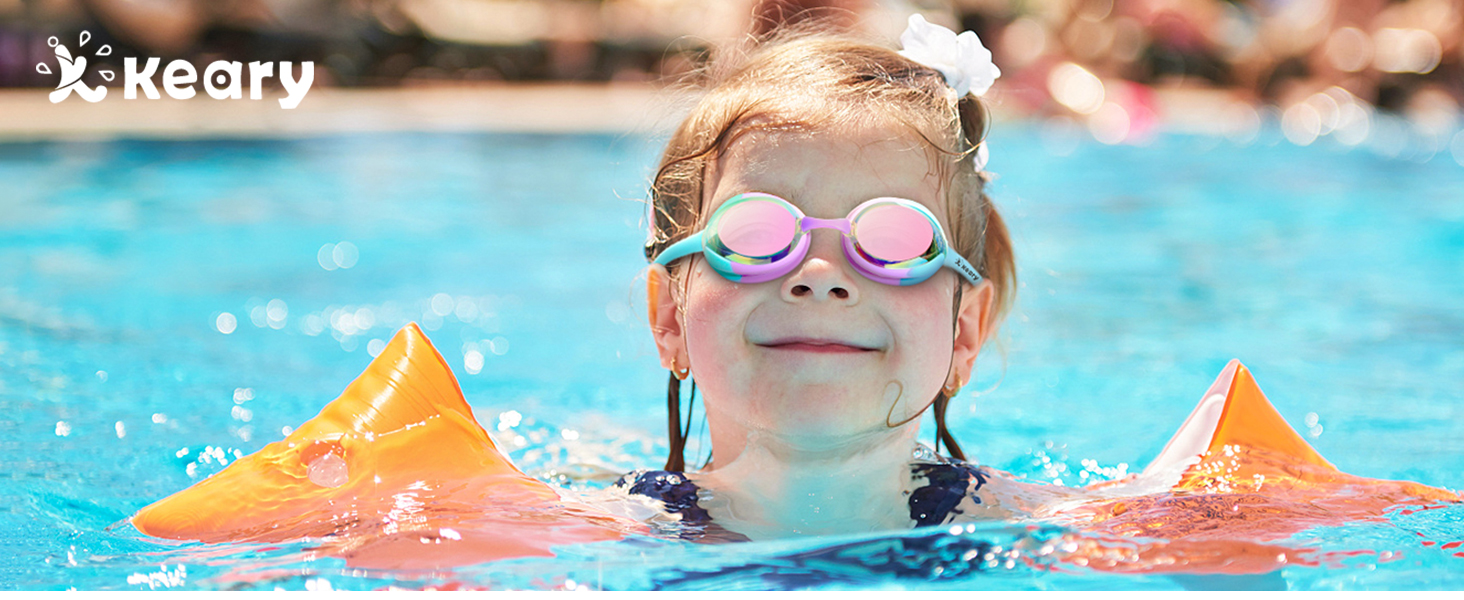 Keary kids swimming goggles boys girls toddler