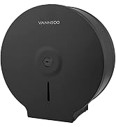 VANNSOO Commercial Jumbo Toilet Paper Dispenser, Wall Mount Stainless Steel 9 Inch Roll Toilet Pa...