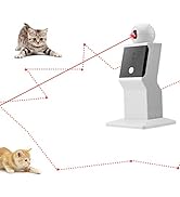 LASOCUHOO Cat Laser Toy Automatic, Random Moving Interactive Laser Cat Toy for Indoor Cats, Kitte...