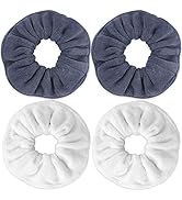IVARYSS Super Towel Scrunchies for Drying Hair, Absorbent and Soft Microfiber for Frizz Free, Lar...