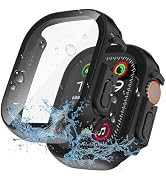 YIJDACASE 2 in 1 Waterproof Case for Apple Watch Screen Protector Ultra 1/2 Ultra 3(2025) 49mm wi...