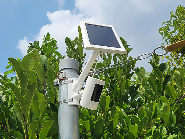 holicfun 2 in 1 pole mount for ring stick up cam and solar panel