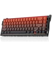 kutethy KY67 65% Wireless Mechanical Gaming Keyboard, Aluminum Alloy Hollow Design, Gasket Compac...