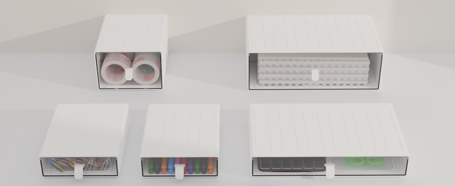 5 drawers