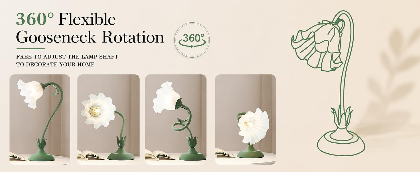 lamps for night stands small desk lamp werfop vintage flower table lamp cute desk lamp