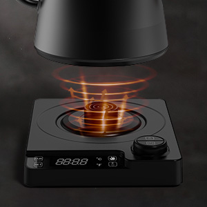 Auto shut-off with double anti-dry burn protection