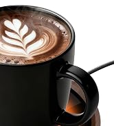 MQFORU Retro Coffee Mug Warmer, 36W Fast Heating with 9 Temp Settings & 0.5-9H Timer, Auto Shut-O...