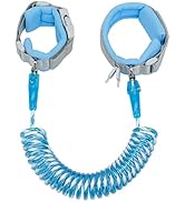 Dr.meter Kids Leash for Toddler, Reflective Anti Lost Wrist Link with Key & Lock, 8.2ft Safety Wr...