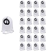 GXILEE T8 Socket, VDE Listed Non-shunted T8 Tube Light Socket T8 lamp Socket replacement-24 Pack