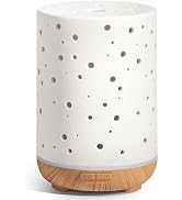 InnoGear Essential Oil Diffuser, 150ml Ceramic Diffuser Ultrasonic Air Diffusers Humidifier Cool ...