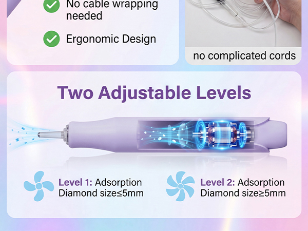 Electric Diamond Painting Pen with Light 6