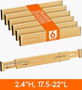2.4"H, 17.5-22"L