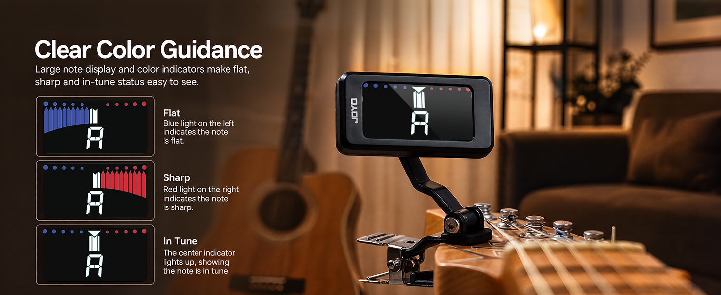 Guitar Tuner Clip On