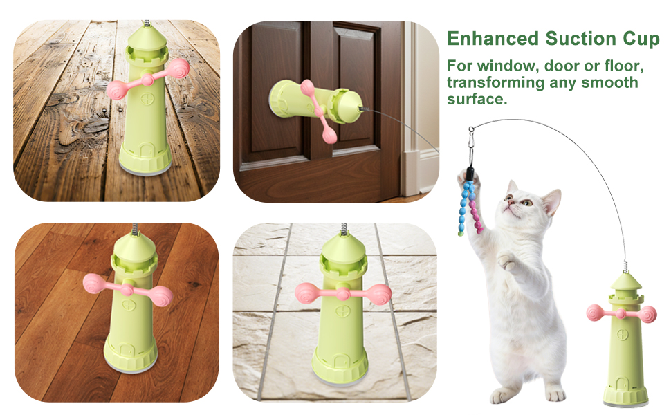 enhanced suction cup kitty fun weight loss exercise training toy