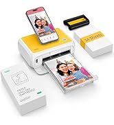 YOTON Photo Printer, Picture Printer with 54 Sheets (4"x6") & 1 Ink Ribbon, Support AR Video Prin...