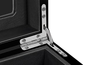 BEWISHOME 6-Slot Watch Box, 3 Mens Jewelry Box, Watch Box Organizer for Men Watch Case with Glass