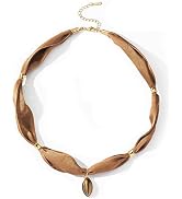Mixcbe Bandana Necklace for Women,Gold Dainty Charm Necklace with Heart, Cross, Sun Pendants, Car...