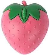 Wireless Bluetooth Mouse Cute Fruit Strawberry Shape Mouse 2.4GHz & Bluetooth Dual Mode 1000DPI O...
