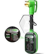 EyGde RV Surge Protector 50 Amp Waterproof - RV Circuit Analyzer Voltage Protection Power Guard f...