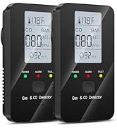 Nuleto 4-in-1 Plug in Carbon Monoxide Detectors & Combustible Gas Detector,Portable Carbon Monoxi...