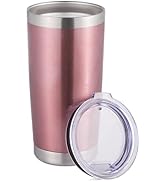 StarSpeed 20oz Insulated Tumblers with Lid Stainless Steel Double Wall Tumbler Travel Coffee Cups...