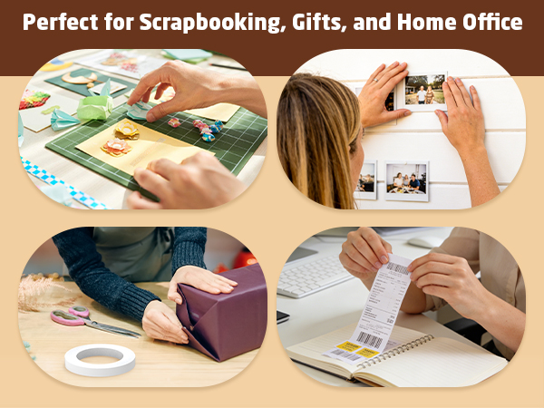 Professional-grade double-sided adhesive for office use and DIY projects