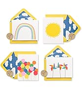 Papyrus Blank Cards with Envelopes, Little Box of Happy (20-Count)