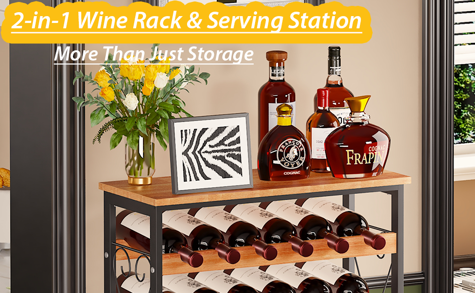48 Bottles Floor Wine Rack