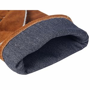 Denim cuffs lining