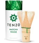 Tenzo Bamboo Whisk for Ceremonial Grade Matcha Green Tea - Authentic Traditional 100 Prong Bamboo...