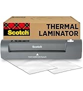 Scotch TL901X Thermal Laminator, 1 Laminating Machine, Gray, Laminate Recipe Cards, Photos and Do...
