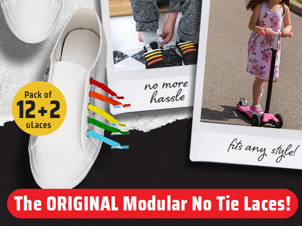 uLace Kiddos no tie laces